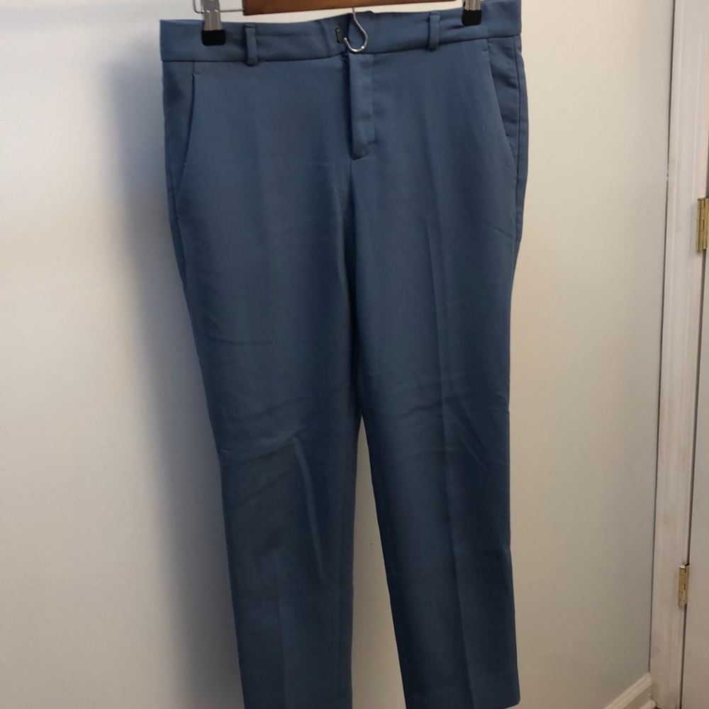 Banana Republic Blue Wide-Leg Pant
